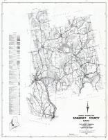 Somerset County - Fairfield, Detroit, Hartland, Skowhegan, Ripley, athens, St. Albans, Cambridge, Madison, Maine State Atlas 1961 to 1964 Highway Maps
